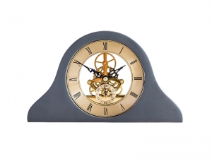 horloge de manteau de squelette de polyrésine